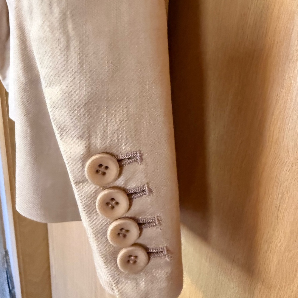 Soft Pink Single-Button Blazer - image 4